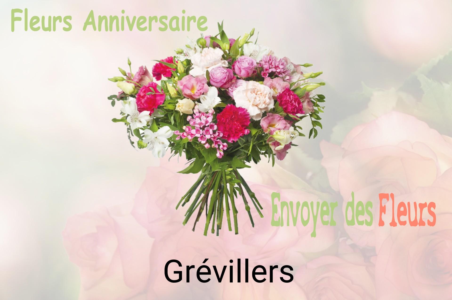 Bouquet de fleurs d’anniversaire livré à Grévillers